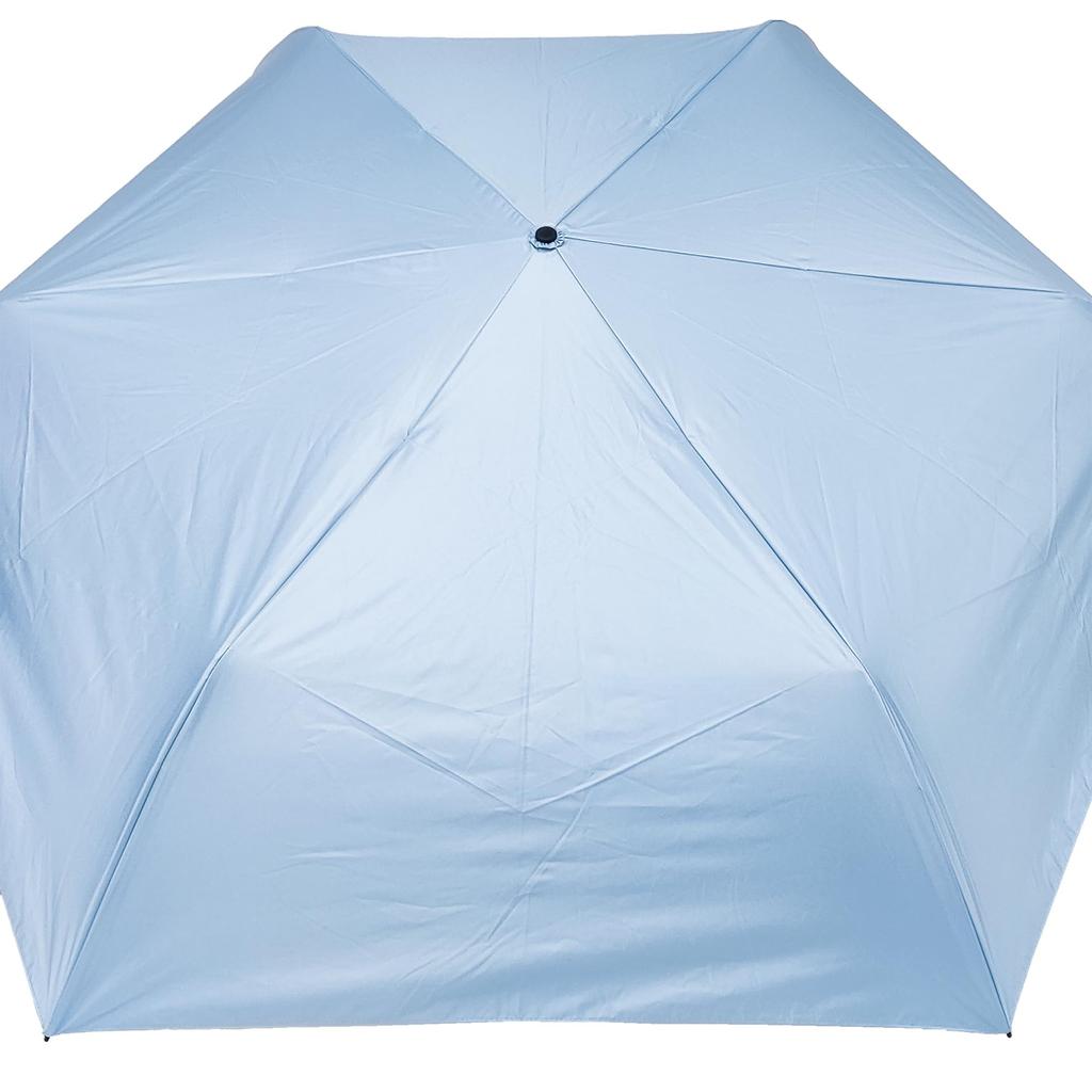 Rose Sangyo 65cm Lightweight Folding Umbrella for Sun and Carbon Saxe 61655221 Men's Rain, Fiber, Color,