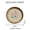 30-35cm Handmade Rattan Decorative Round Restaurant Storage Picnic Basket