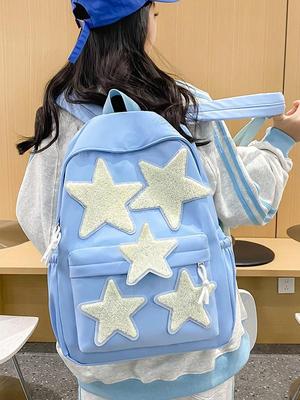Lightweight Versatile Commuting Backpack: Large Capacity, Waterproof, Wear-Resistant, Ideal for Students and Travel