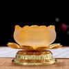 Chinese Alloy Lotus Candle Pedestal for Buddha Butter Candlestick, Household Buddha Hall for Candle Buddha Utensils and Supplies