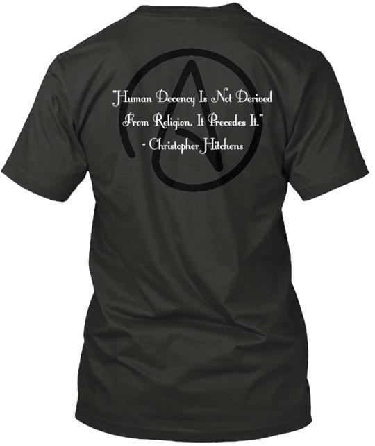 I Think Therefore m Atheist Tee T-Shirt XL