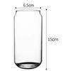 Premium Quality Crystal Clear Drinkware Boba Tea Cup Tumbler for Party Beer Glass Can Shaped Iced Coffee Soda & Bubble Boba Cup