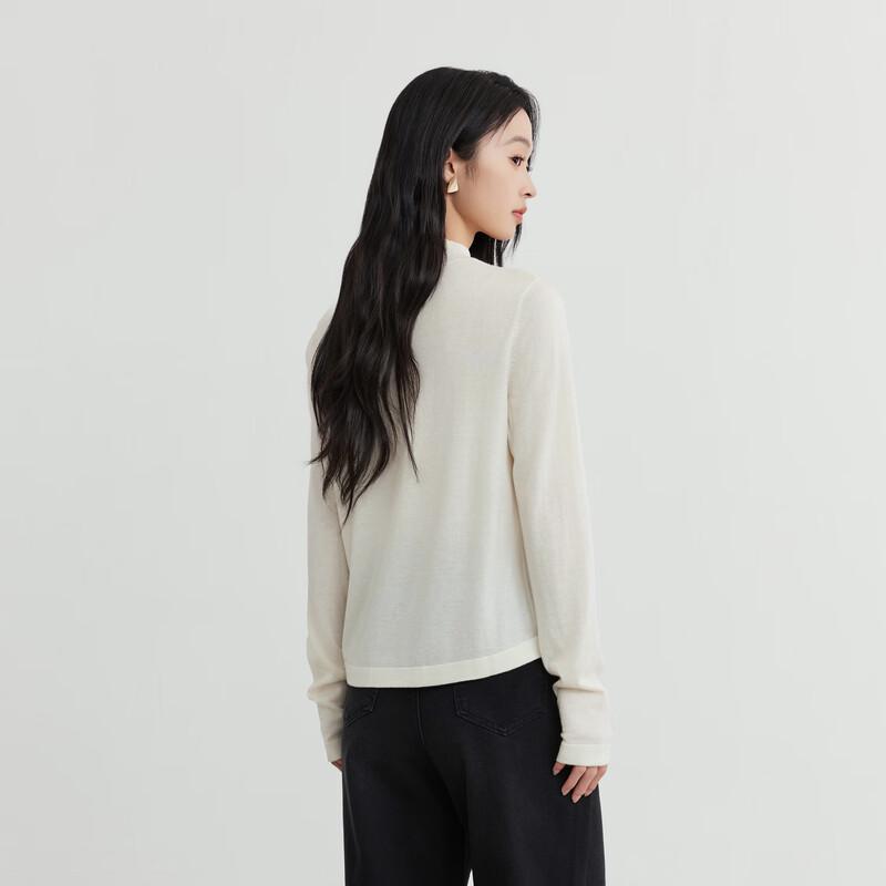 Elva' Island Women's Premium Round Neck Long Sleeve Knit Sweater
