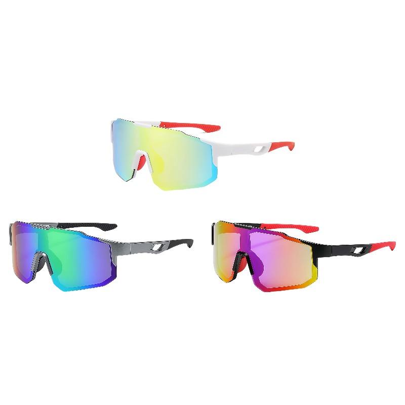 1/3-piece set of stylish unisex cycling glasses for outdoor sports windproof mountain bike goggles