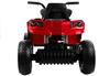 Quad BDM0906 Electric Ride On Vehicle Pumped Wheels - Red