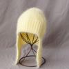 Korean Style Knitted Hat Solid Color Ear Cap Cute Lei Feng Cap  Girls