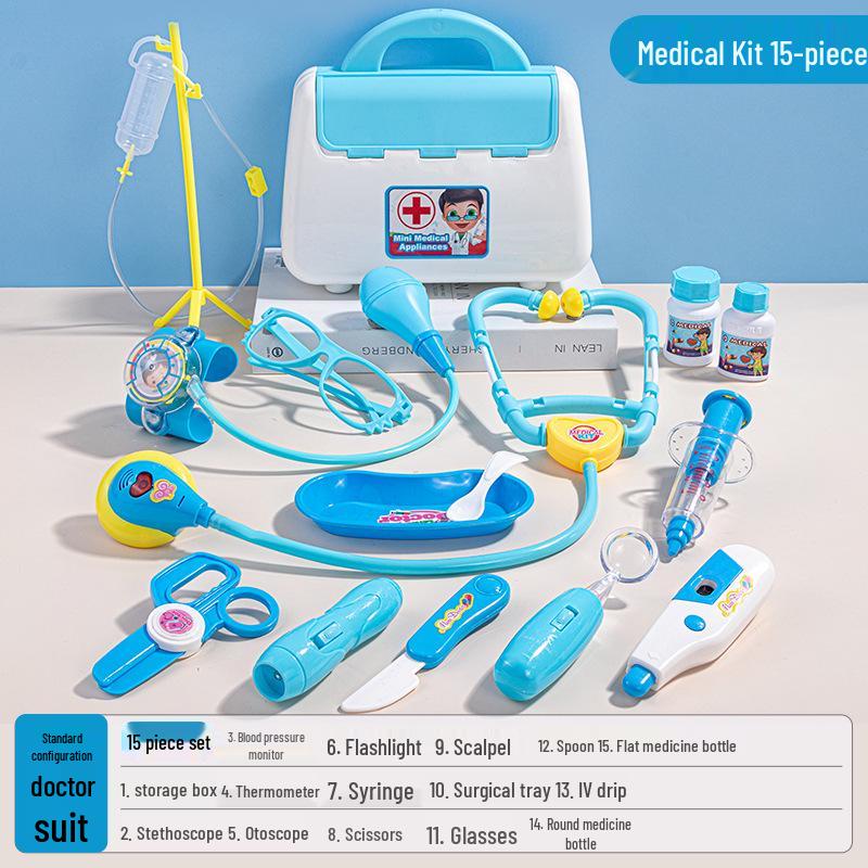 Медицинский набор «Маленький доктор»: Игровой стетоскоп и инструменты медсестры для детей