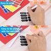 48-144Pairs Sports Eye Black Stickers Under Eye Black Strips Football Face Stickers Breathable Eyeblack Sticker with 1Pcs Pencil