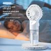 USB Rechargeable Portable Mini Humidifying Fan for Students and Outdoor Use