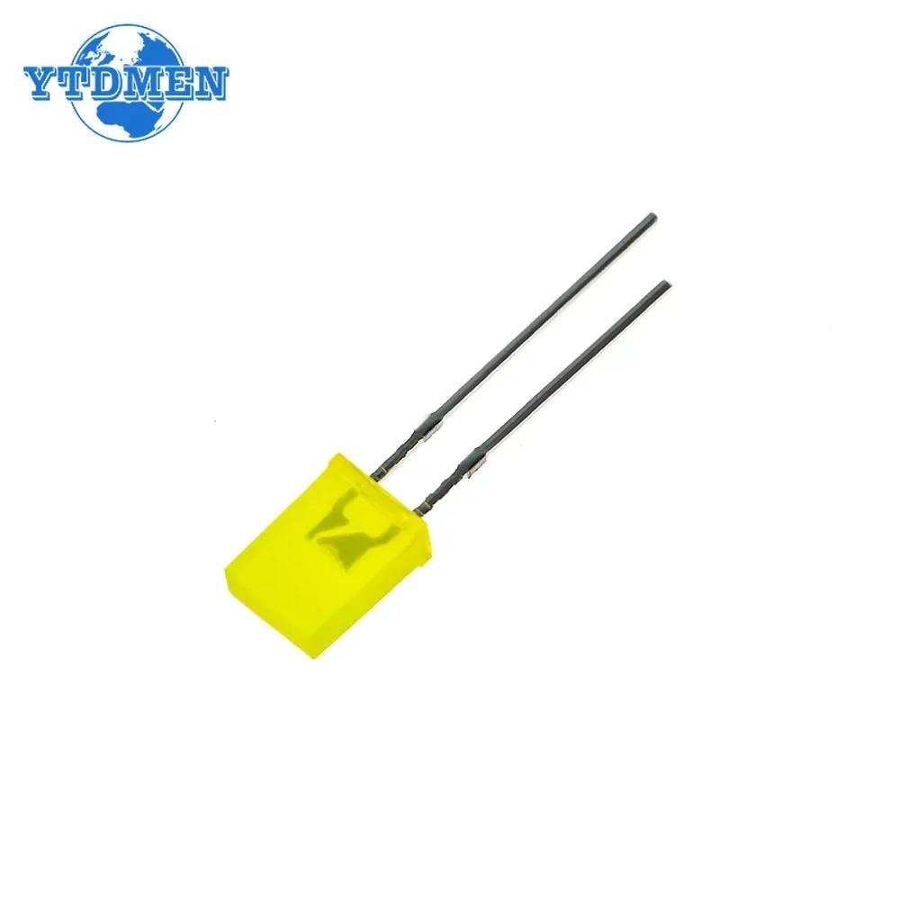 50/100pcs 2x5x7mm Diode LED Square 5-Color 2*5*7mm Light-Emitting Diode LED Kit for DIY Electronic