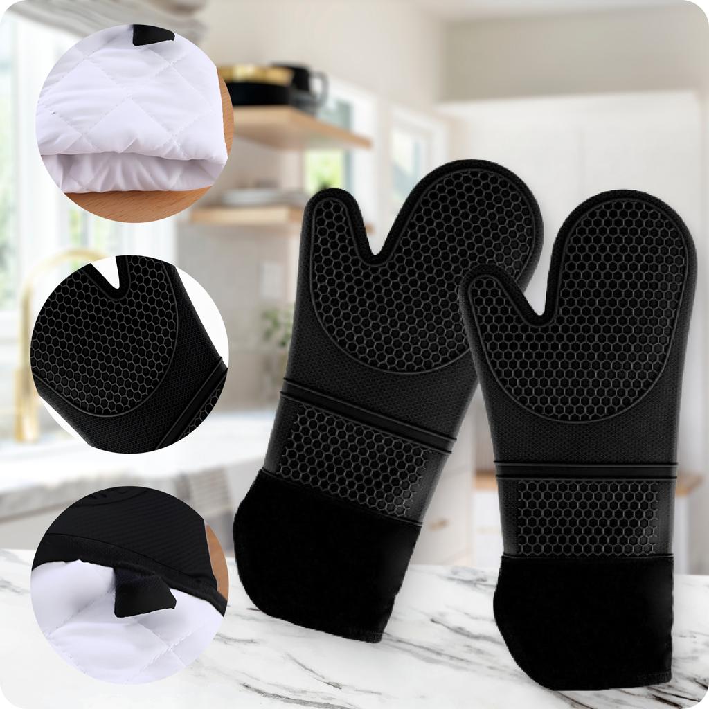2.1 Silicone Gloves 2 pcs (black)