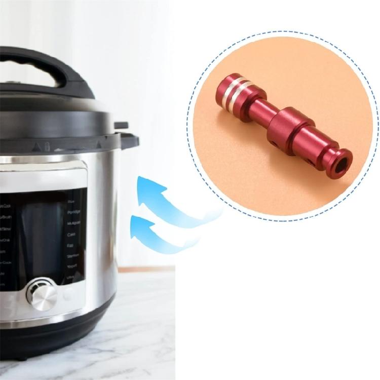 6 Stück Multifunktionale Schnellkochtopf-Schwimmventile Ersatzteile mit passenden Kappen Schnellkochtopf-Ersatzteil