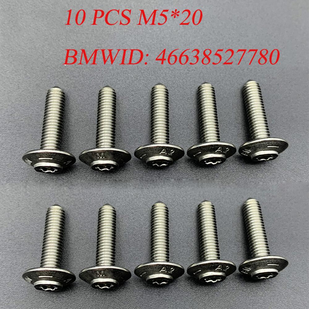 Motorcycle M5 Shell Stainless Steel Screws For BMW S1000RR K1300S HP4 K1600GT/GTL G310GS G310R F900XR R18 M1000R R1250RS R1250R