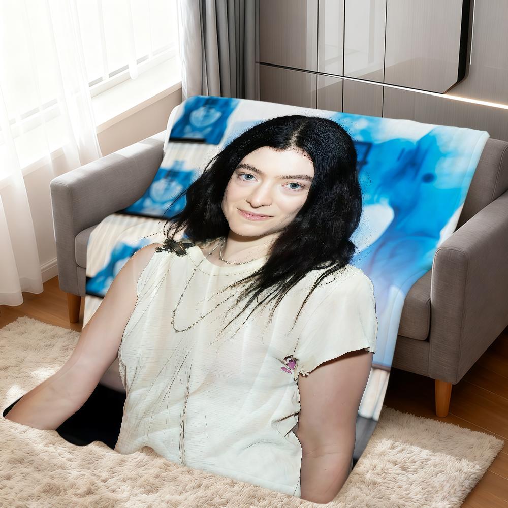 Soft Warm Singer Plush Blanket Art Virgin for Dormitory Sofa Living Room Pet Hogar Bedroom Gift L-lorde Nap Home Cool Flannel