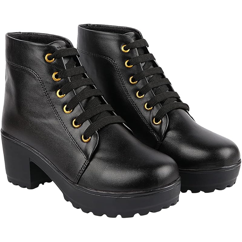 Shoetopia Girls Bt-601 Black Ankle Boot - 8 Uk (Girls-Bt-601-Black)