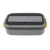 304 Stainless Steel Bento Box Adult Lunch Box Single Layer Microwave Safe Portable Split Bento Box for Students Office