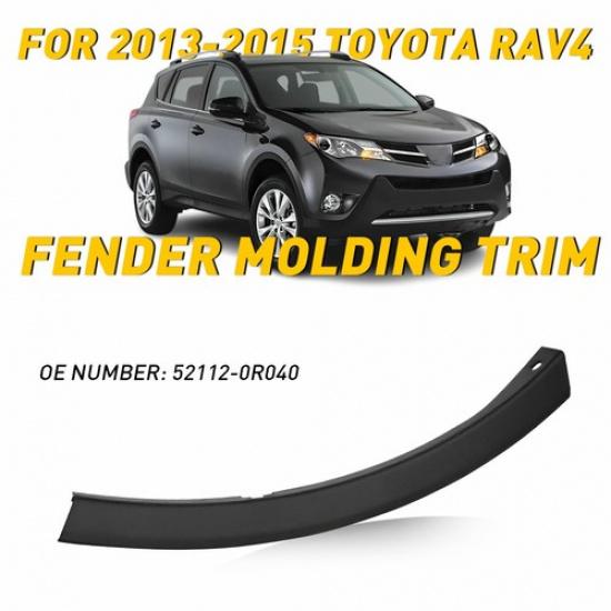 Для Для Rav4 2013-2015 Toyota Переднее Правое Крыло Накладка Молдинг Черная