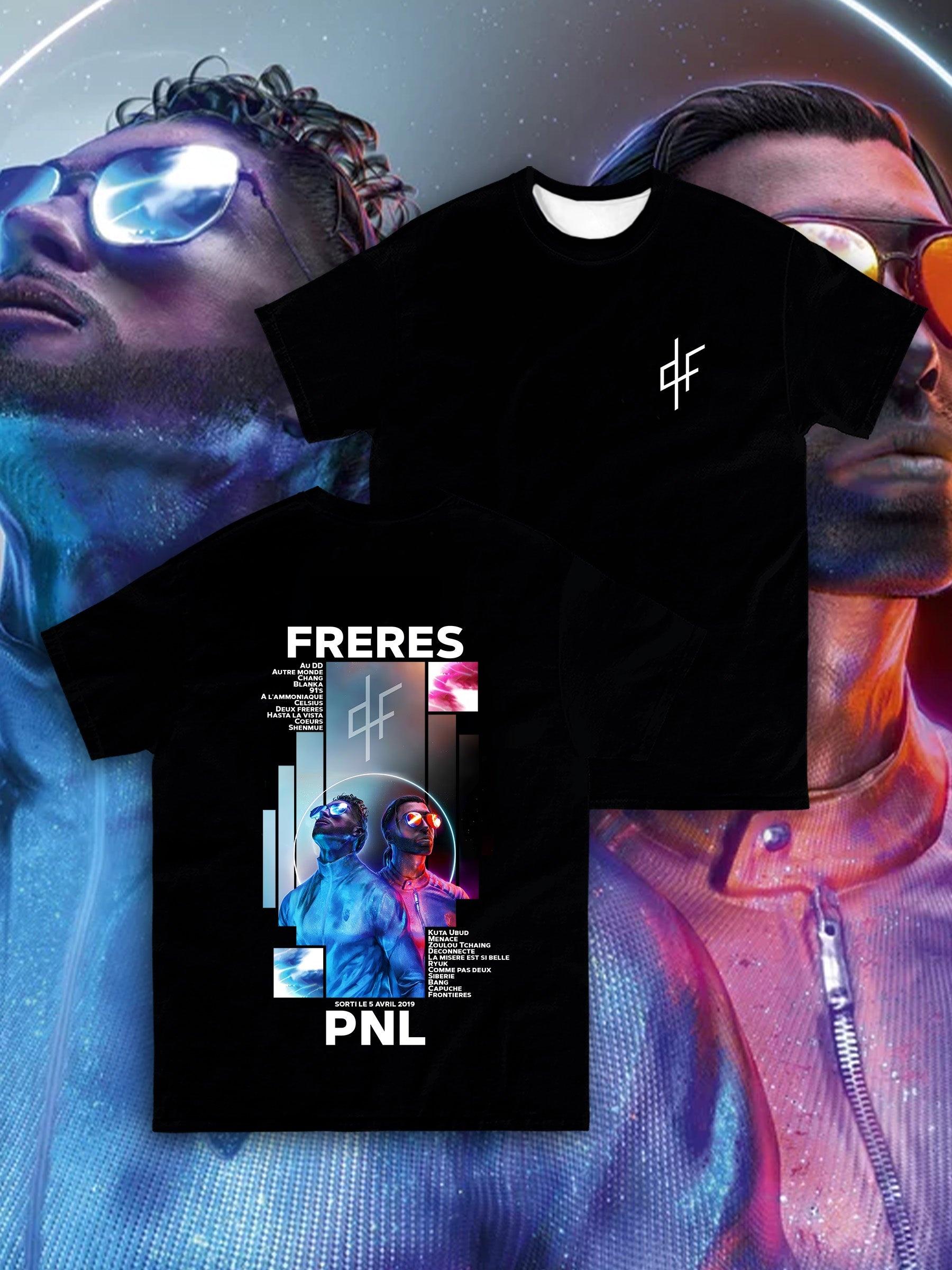 

Le Monde Chico Футболка PNL Альбом Французький репер Графічний принт Футболка Чоловіки Жінки Хіп-хоп Мода Футболка з коротким рукавом Streetwear L