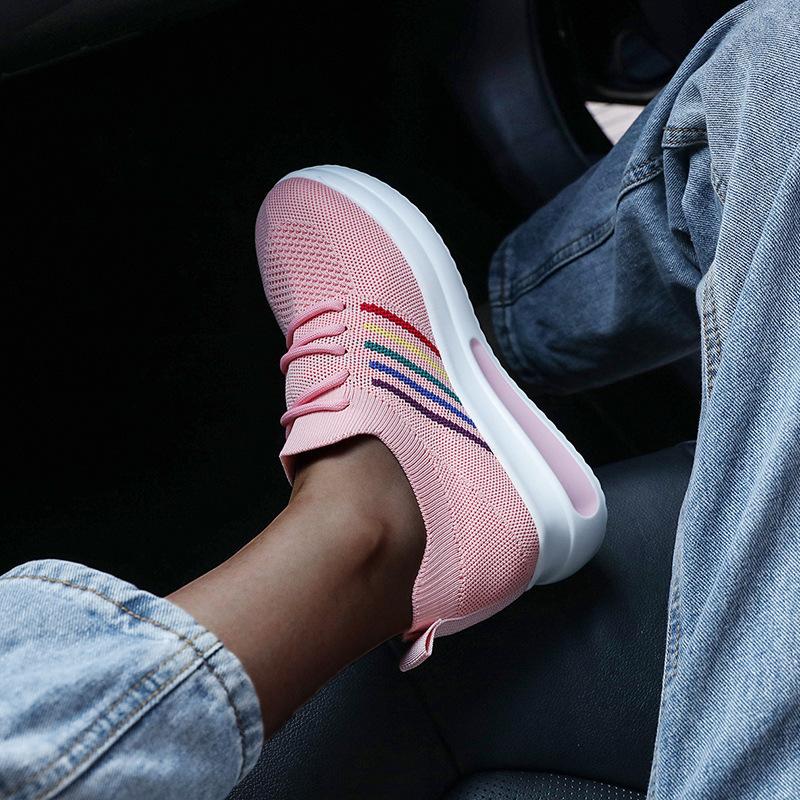 rainbow womens running shoes