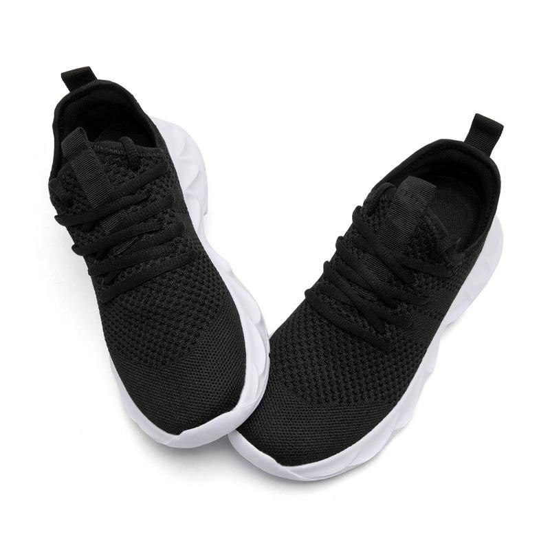 

Damyuan Мужская универсальная обувь Легкая дезодорирующая обувь Летние сетчатые кроссовки Удобная беговая спортивная обувь Женская обувь 46 черный белый