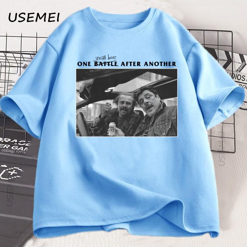 One Small Beer Funny Tshirt Unisex Clothing Cotton Designer Printed Short Sleeve Meme Tshirt Vintage Oversized High Quality
