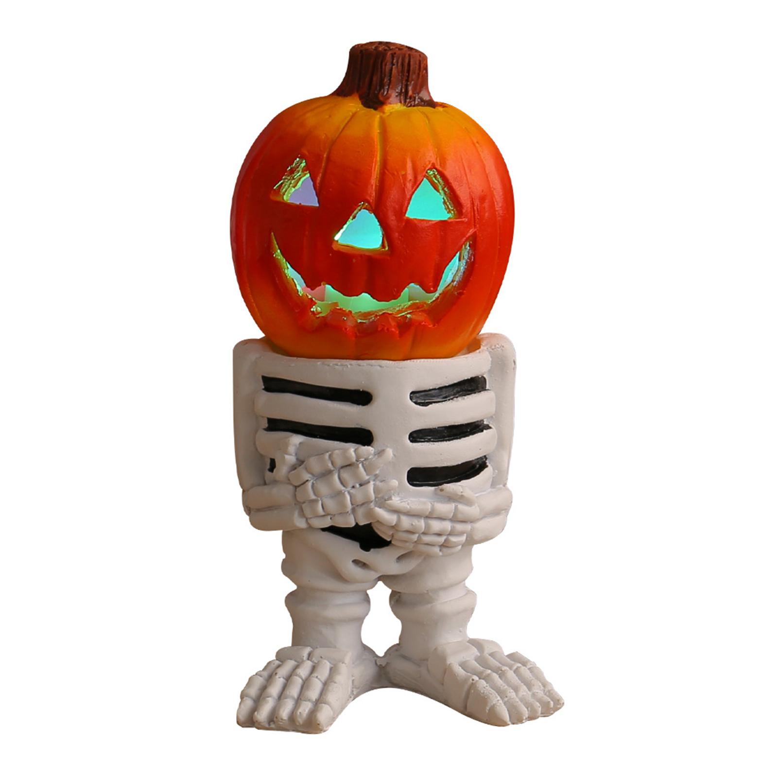 

Светящиеся тыквы Головной убор Ужасное светодиодное украшение Украшение для тематической вечеринки