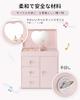 Vlando Musical Jewelry Box with Mirror, Large Capacity, 3-Drawer, Perfect Gift for Daughter, Perfect for Ballet Recitals, Popular Gift for Girls Ages