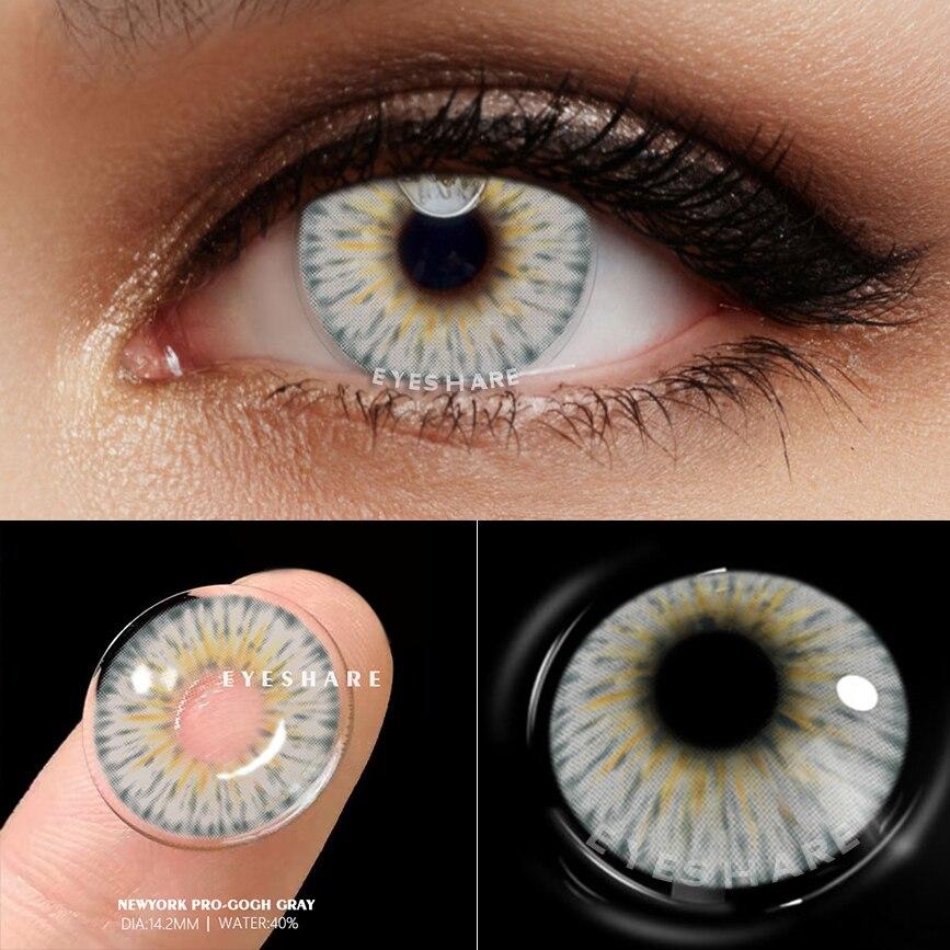 

Цветные контактные линзы для Хэллоуина, 1 пара, увеличивающие глаза, красочные косплей, аниме, контактные линзы, косметический макияж, цветные контакты