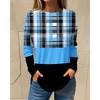 Women's 3d Printed Butterfly Flash T-shirt Fashion Long Sleeve Round Neck Regular Top Holiday Weekend Spring and Autumn Wear