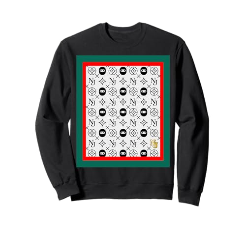 

Ninja-kun Ninja All-Over Monogram Logo [Hentai Design Shop] Brand Parody Funny Gift Sweatshirt