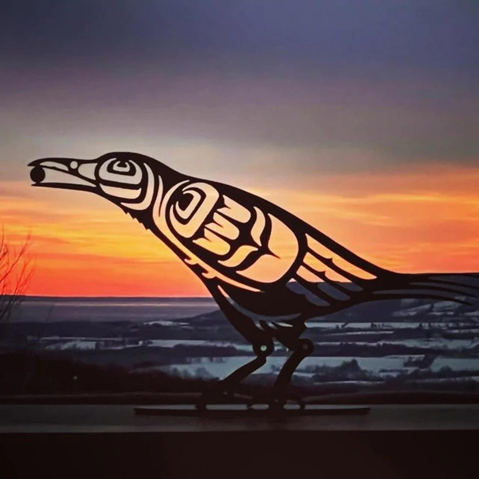 

Металлическая сталь для сада птиц с ягодами, металлический уличный декор для вашего патио, клумб или двора One Size