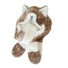 Winter Hat with Ear Flap Scarf Cartoon Deer Design Ear Protection Hat Skiing Camping Travel Headwear