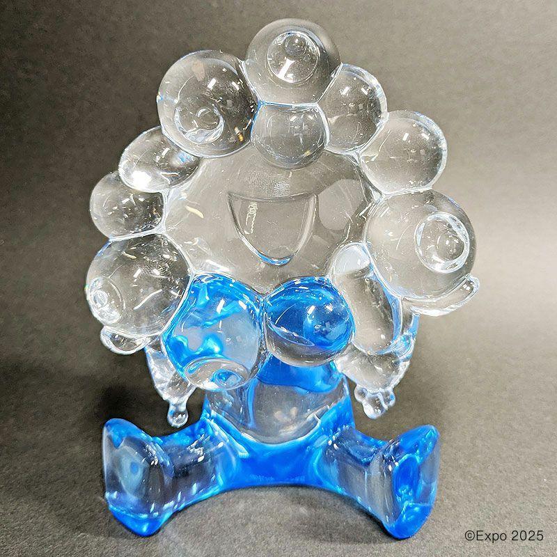 

[USED] Myakumyaku Clear Figure (Blue x Clear) Made from Biomass Plastic