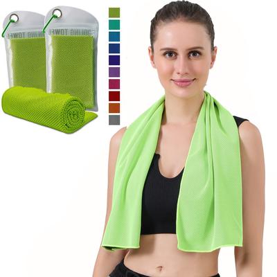 Summer Cooling Ice Towel Yoga Fitness Cold Feeling Towel Quick Dry Breathable Sports Ice Cooling Bandana