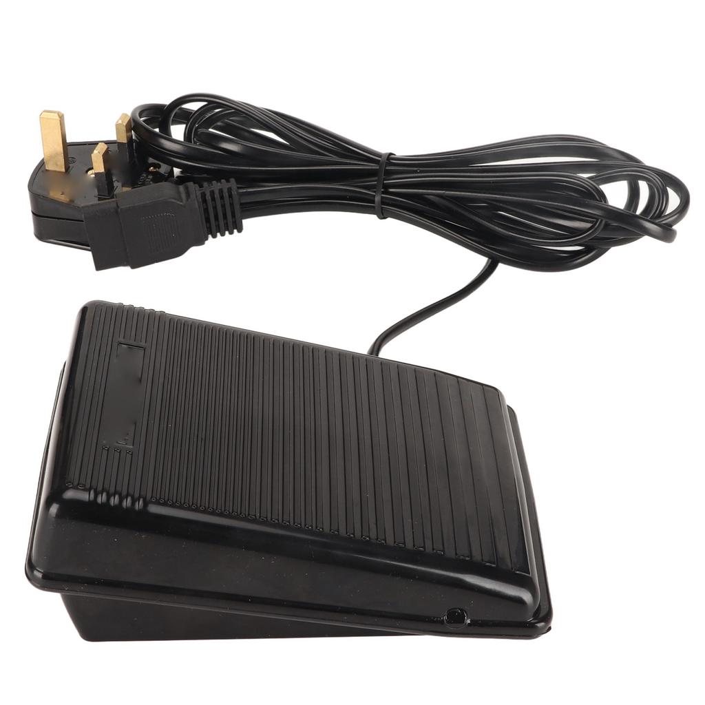 Pedală de control cu picior cu cablu de alimentare Trei găuri Rezistență la alunecare Pedală de picior pentru mașină de cusut pentru înlocuire