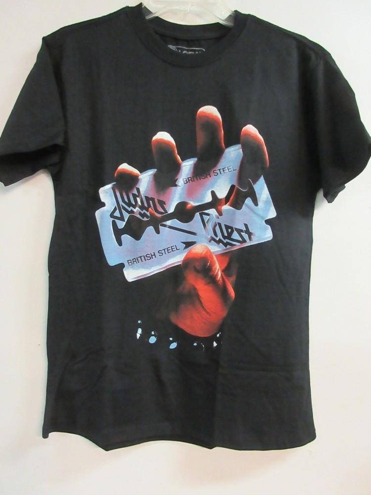 JUDAS PRIEST OFFICIAL MERCH BRITISH STEEL 2022 BAND CONCERT MUSIC SHIRT MEDIUM Unisex T-Shirt S