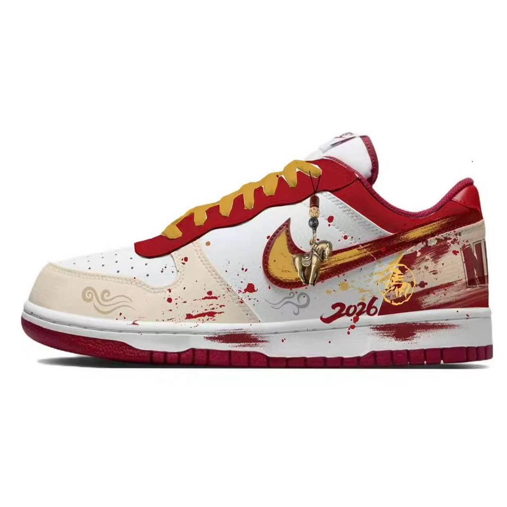 

Nike Big Tāoyún Jinge Impact Resistant Slip Resistant Impact Resistant Slip Resistant Low top Skateboard Shoes Unisex 355152-150(Team1885-) 40
