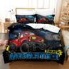 3D Classic Car Series Bedding Set Cartoon Car Theme Duvet Cover and Pillow Case 2/3 Pieces AU140 * 210 Quick Drying Home Decoration