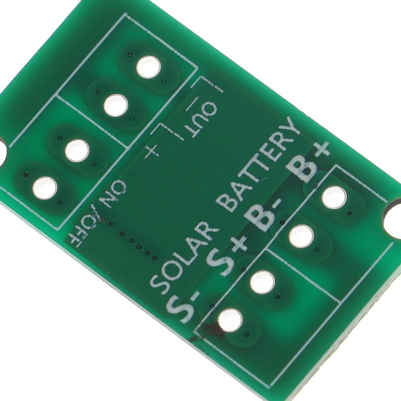 Universell 3.2/3.7/4/11.1/12V Solcellekontroller Lading Gatelys Brytermodul