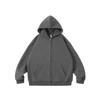 RUIIENRS X Ropucha 2026 Spring Autumn Solid Color Hooded Zip Up Sweatshirt for Men 