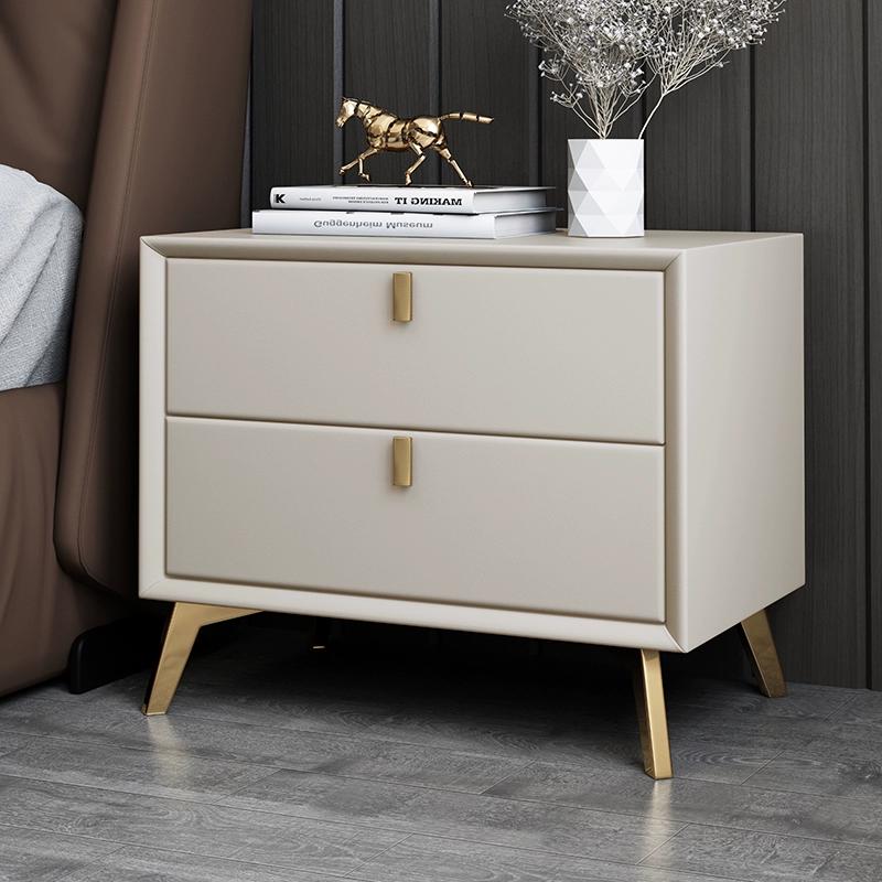 Bedside Cabinet Solid Wood Simple Modern Small Light Luxury Storage Bedroom Bedside Narrow