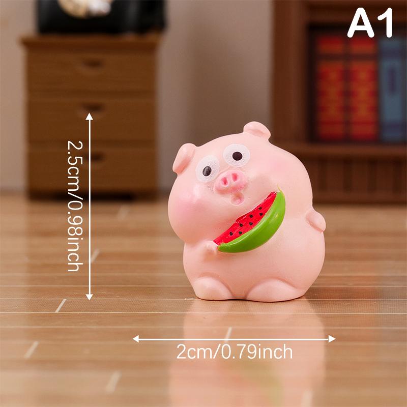 

Статуэтки Миниатюры Мультфильм Милый Поросенок Микро Ландшафт Украшения Для Украшения Дома Декор Комнаты Настольные Украшения Автомобиля
