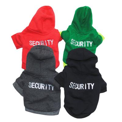Pet Dog Clothes, Spring and Autumn Hooded Sweater, Thermal Fleece, Security Teddy