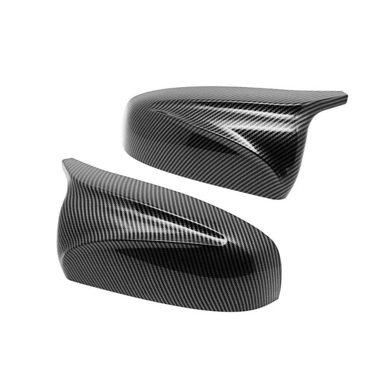 1 Pair Rearview Mirror Caps Left+Right 51162182697 51162182698 Fit for BMW X5 X6 E70 E71 2008-2013