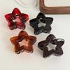 Plastic Small Hair Pin Hollow Coffee Hairpin Vintage Hair Accessories  For Women Girls
