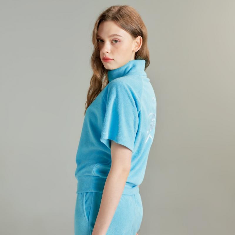 Goxo Terry Half Zip Blue Model  Hello Buddy