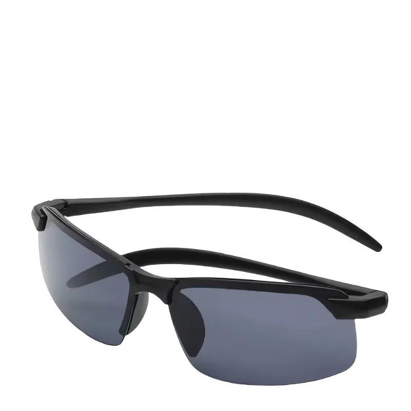 Unisex Sport Half-Frame Decorative Fashion Glasses Use for Fishing Outdoor Activities Great Gift for Men and Women