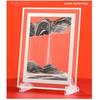 Moving Sand Art Picture Living Room Ornament 3d Three-dimensional Hourglass Painting Home Office Decoration 5-inch (18x14cm)