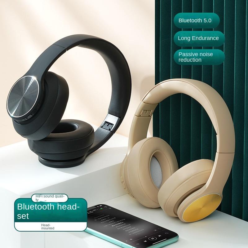 Headset Bluetooth Headset Mobile Phone Voice Live 5.0 Wireless Noise Cancellation Over-ear Headset Headphones