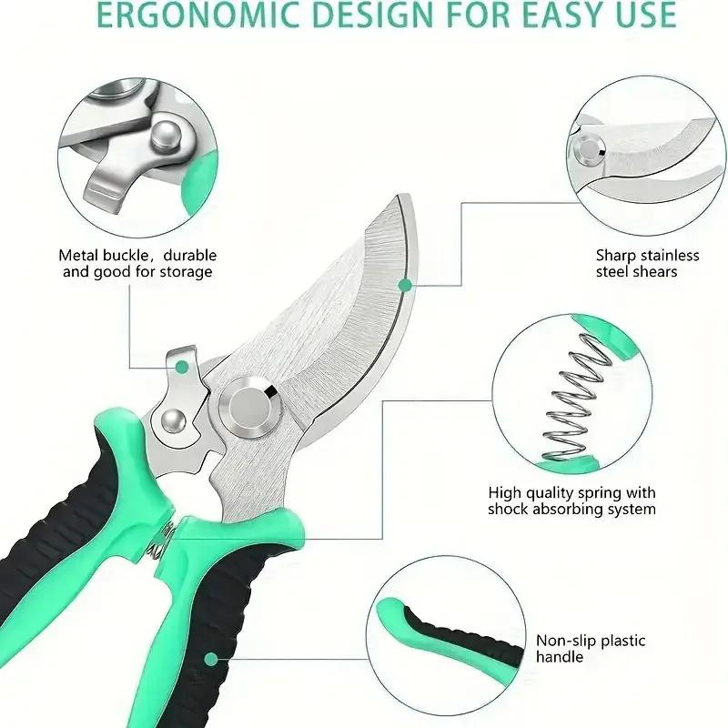Seiko Art Park Scissors for Branch Cutting, Special Scissors for Branch Trimming, Garden Fruit Tree Trimming, Household Scissors